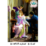 نخ و نقشه تابلو فرش طرح آرایش پرنسس